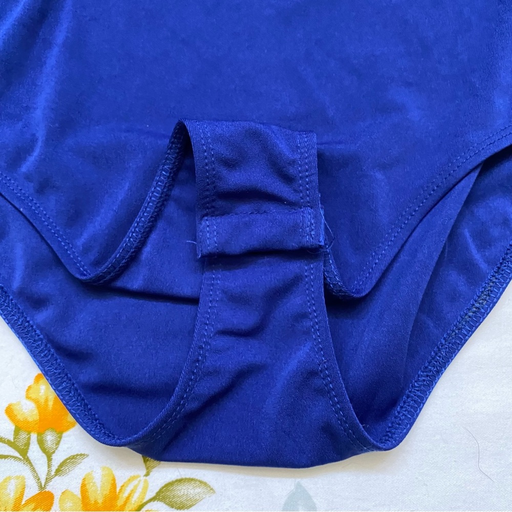Shein Size M Cobalt Blue Long Sleeve Bodysuit - Picture 4 of 10